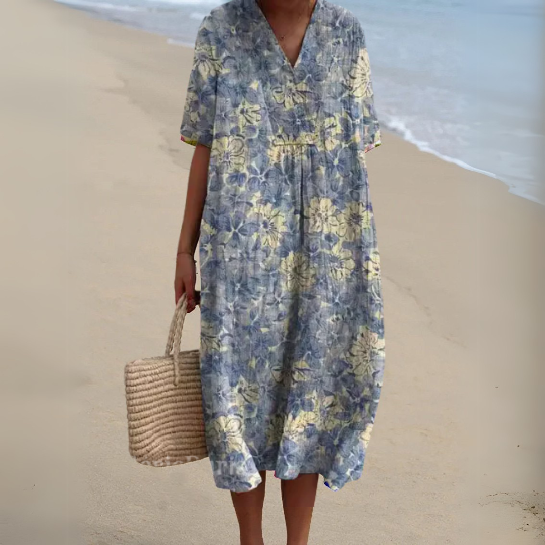 Jagoda – Coastal Garden Midi Dress