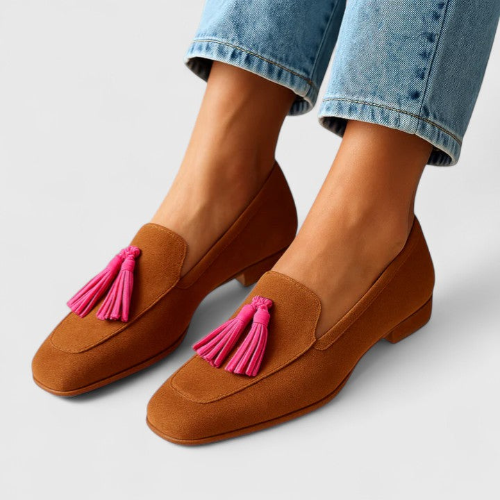 Gillian – Elegant Suede Loafers for Women