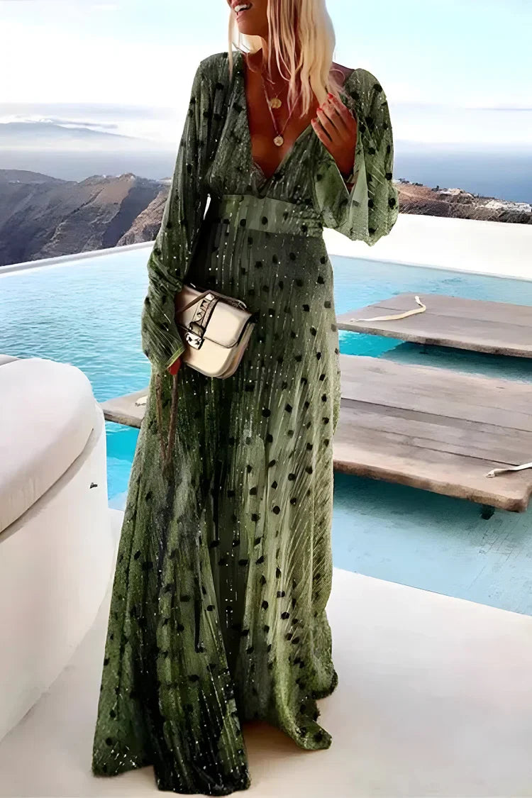 Maddox – Shimmering Maxi Dress