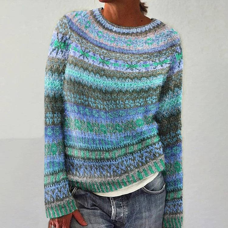 Moira – Color Blend Knit Sweater for Women
