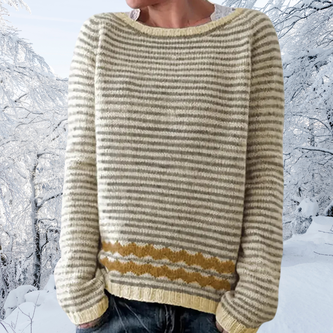 Kendra – Striped Knit Sweater for Women