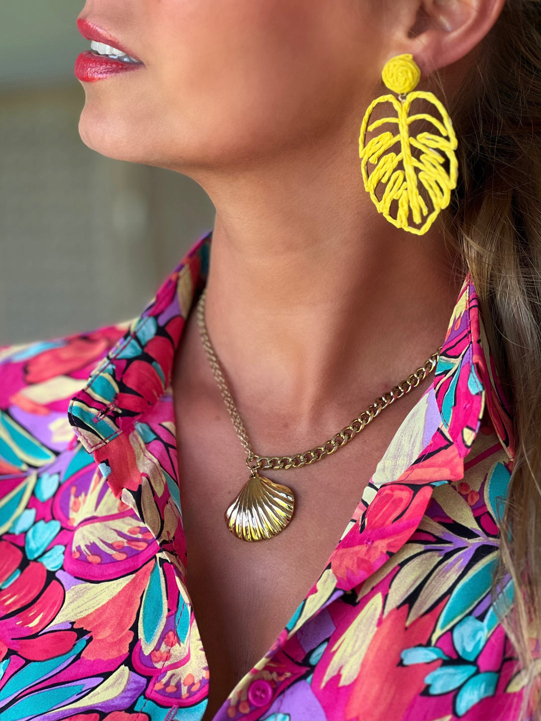 Kavaya – Handcrafted Leaf Statement Earrings for Women