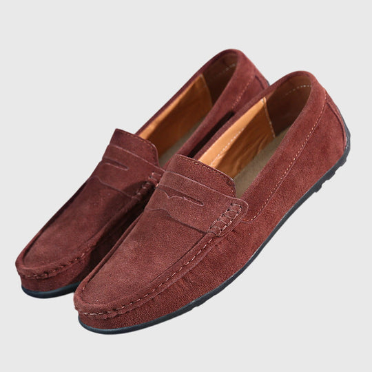 Denise – Classic Suede Driving Loafers for Women