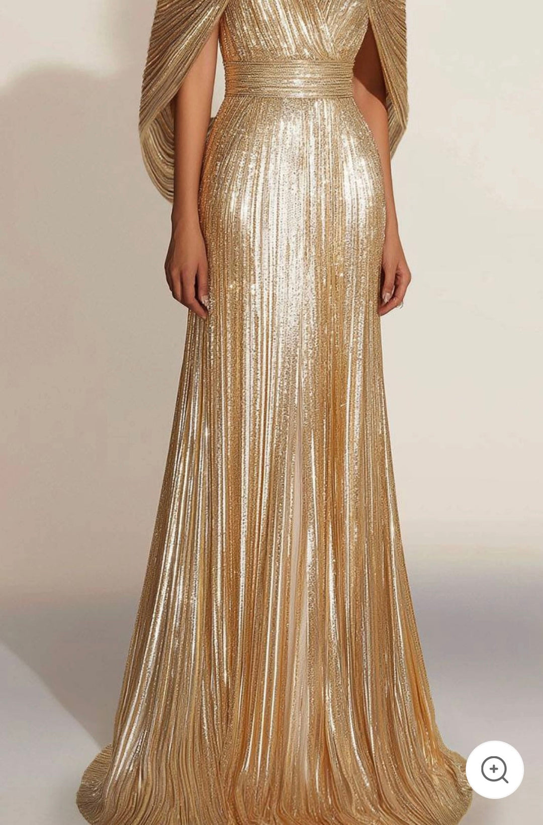Frida – Metallic Embellished Evening Gown