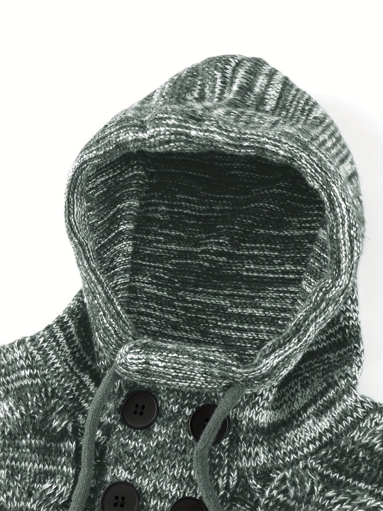 Aiden – Knit Hooded Pullover for Men