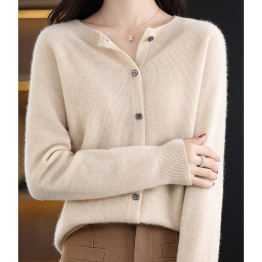 Amira – Soft Knit Button Cardigan for Women