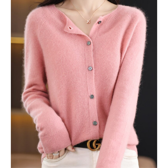 Amira – Soft Knit Button Cardigan for Women