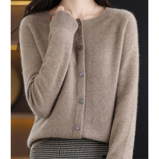 Amira – Soft Knit Button Cardigan for Women