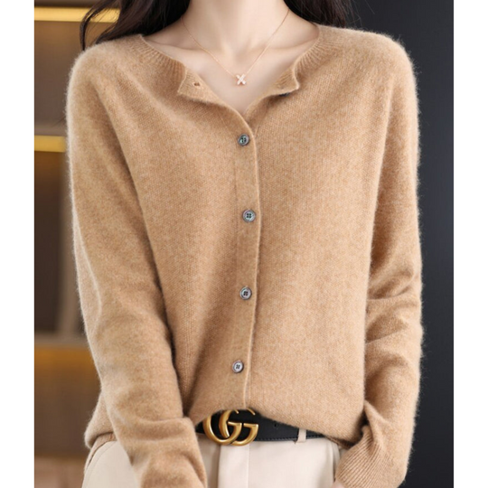 Amira – Soft Knit Button Cardigan for Women
