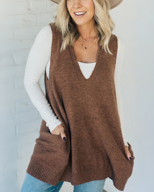 Dianne – Sleeveless Knit Tunic for Women