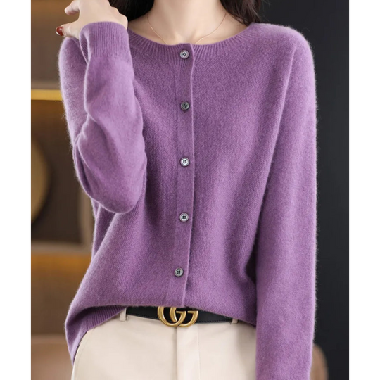Amira – Soft Knit Button Cardigan for Women