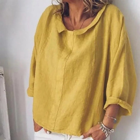 Margarethe – Lightweight Linen Blouse for Women