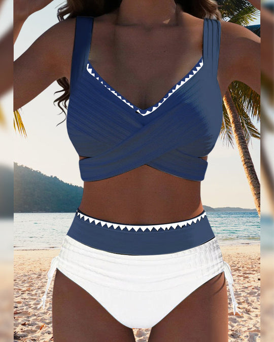 Coraline – High-Waist Elegance Bikini Set