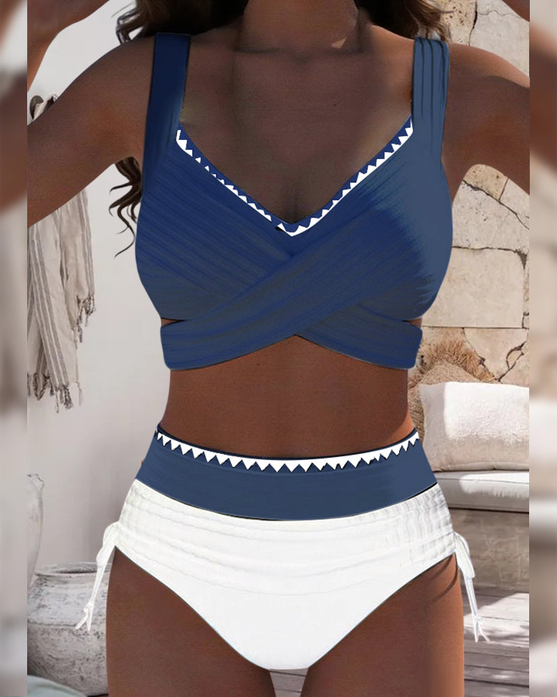 Coraline – High-Waist Elegance Bikini Set