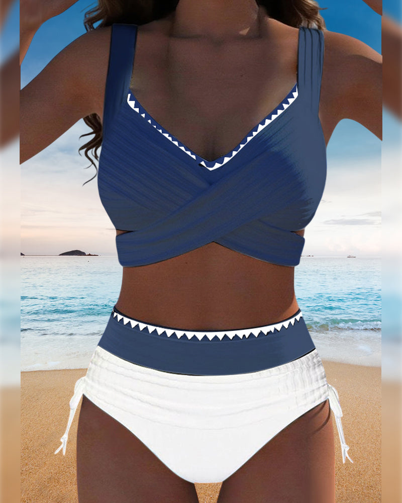 Coraline – High-Waist Elegance Bikini Set