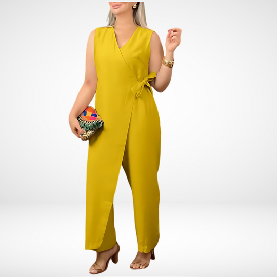 Zofia – Sleeveless Belted Jumpsuit for Women