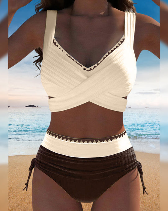 Coraline – High-Waist Elegance Bikini Set