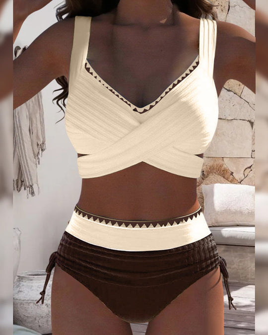 Coraline – High-Waist Elegance Bikini Set