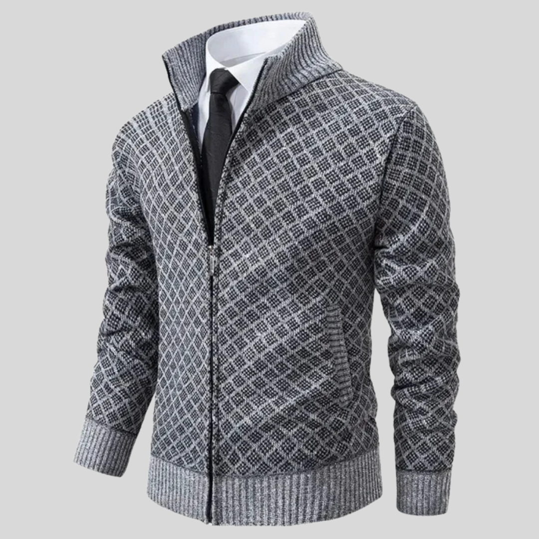Julian – Knit Zip-Up Sweater for Men