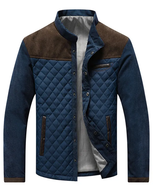Damien – Quilted Suede Jacket for Men