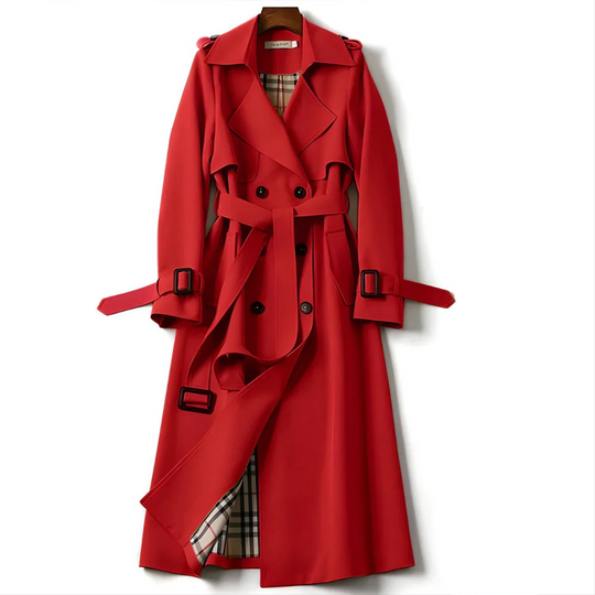 Elodie – Double-Breasted Trench Coat for Women