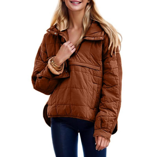 Veyra – Quilted Pullover Jacket for Women