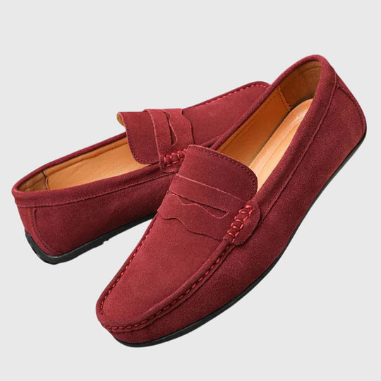 Denise – Classic Suede Driving Loafers for Women