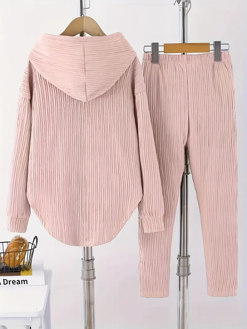 Alivia – Ribbed Lounge Set for Women