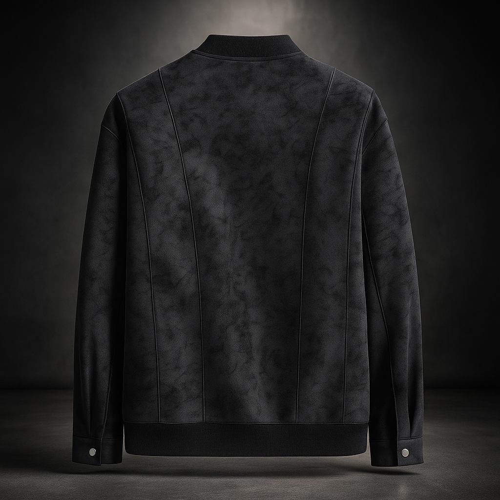 Elijah – Suede Bomber Jacket for Men