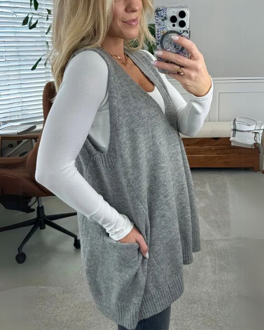Dianne – Sleeveless Knit Tunic for Women