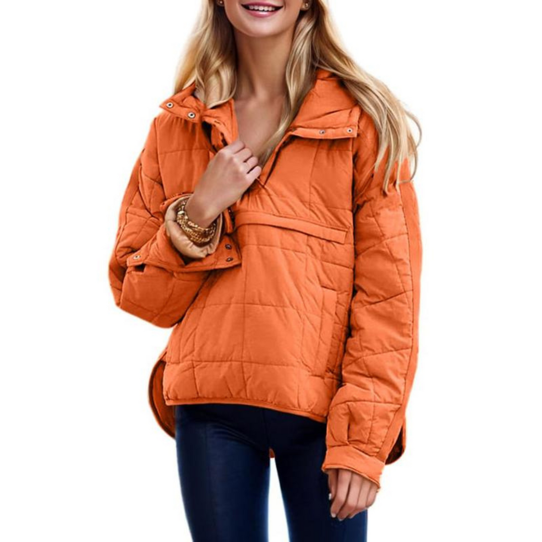 Veyra – Quilted Pullover Jacket for Women