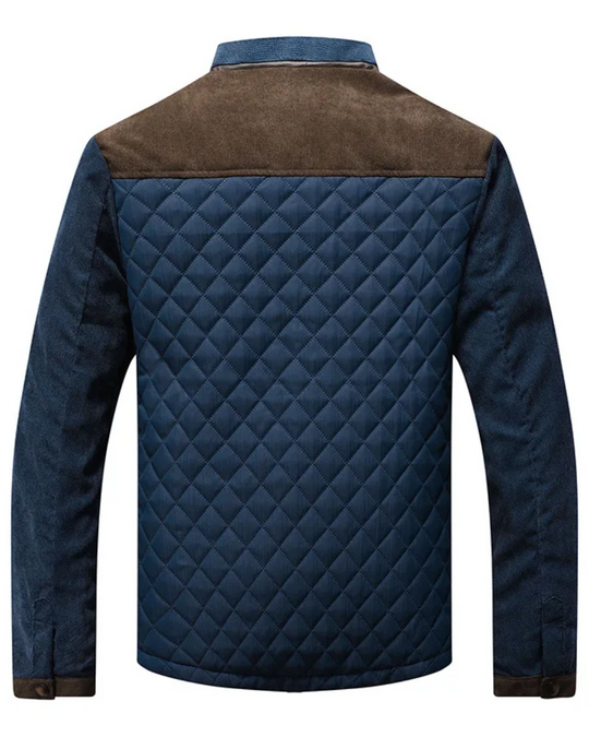 Damien – Quilted Suede Jacket for Men