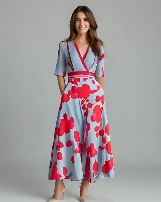 Judith – Floral Wrap Dress it for Women