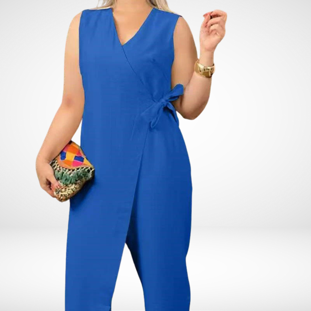 Zofia – Sleeveless Belted Jumpsuit for Women