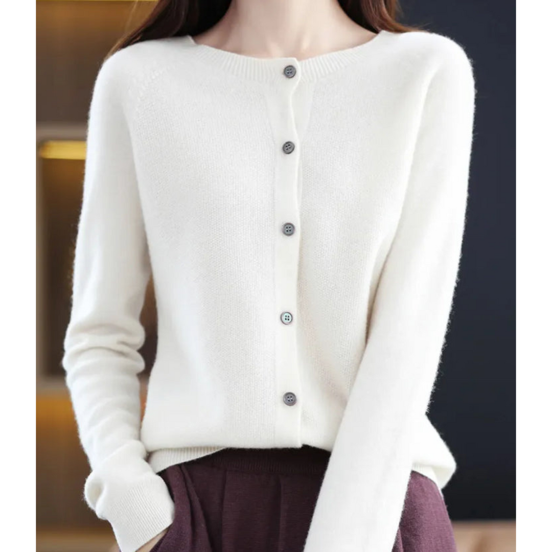 Amira – Soft Knit Button Cardigan for Women
