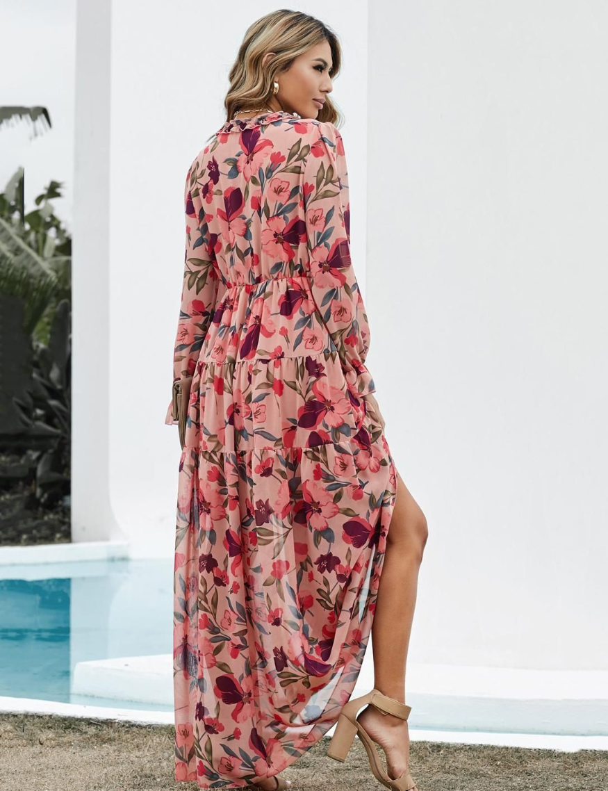 Tanisha – Floral Boho Maxi Dress for Women