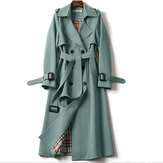 Elodie – Double-Breasted Trench Coat for Women