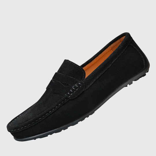 Denise – Classic Suede Driving Loafers for Women
