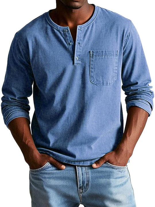 George – Casual Henley Shirt for Men