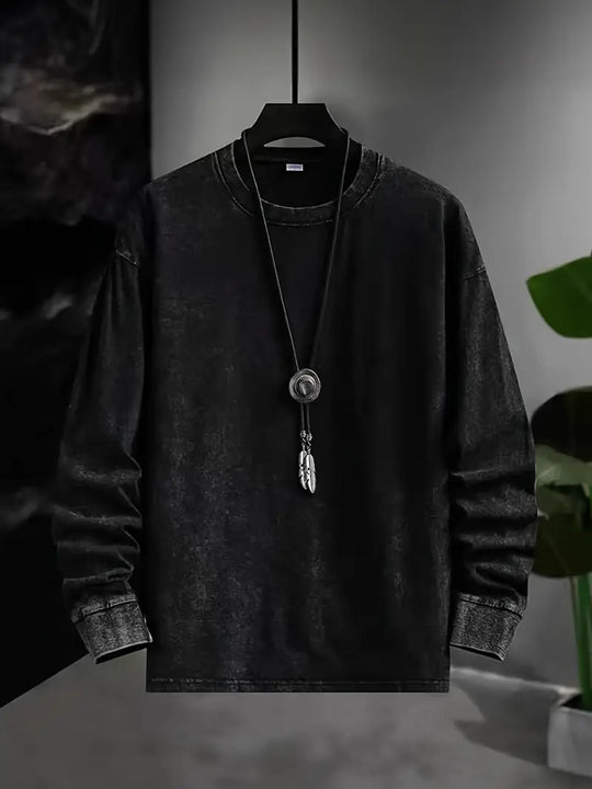 Alvin - Retro Style Long Sleeve Shirt