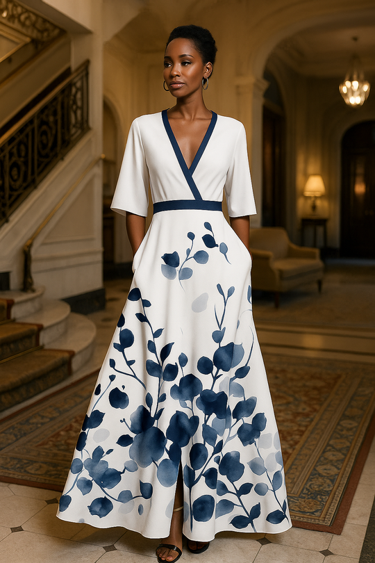 Judith – Floral Wrap Dress it for Women