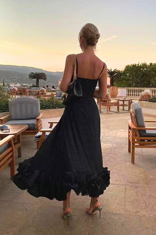 Berenice – Ruffled Hem Midi Dress
