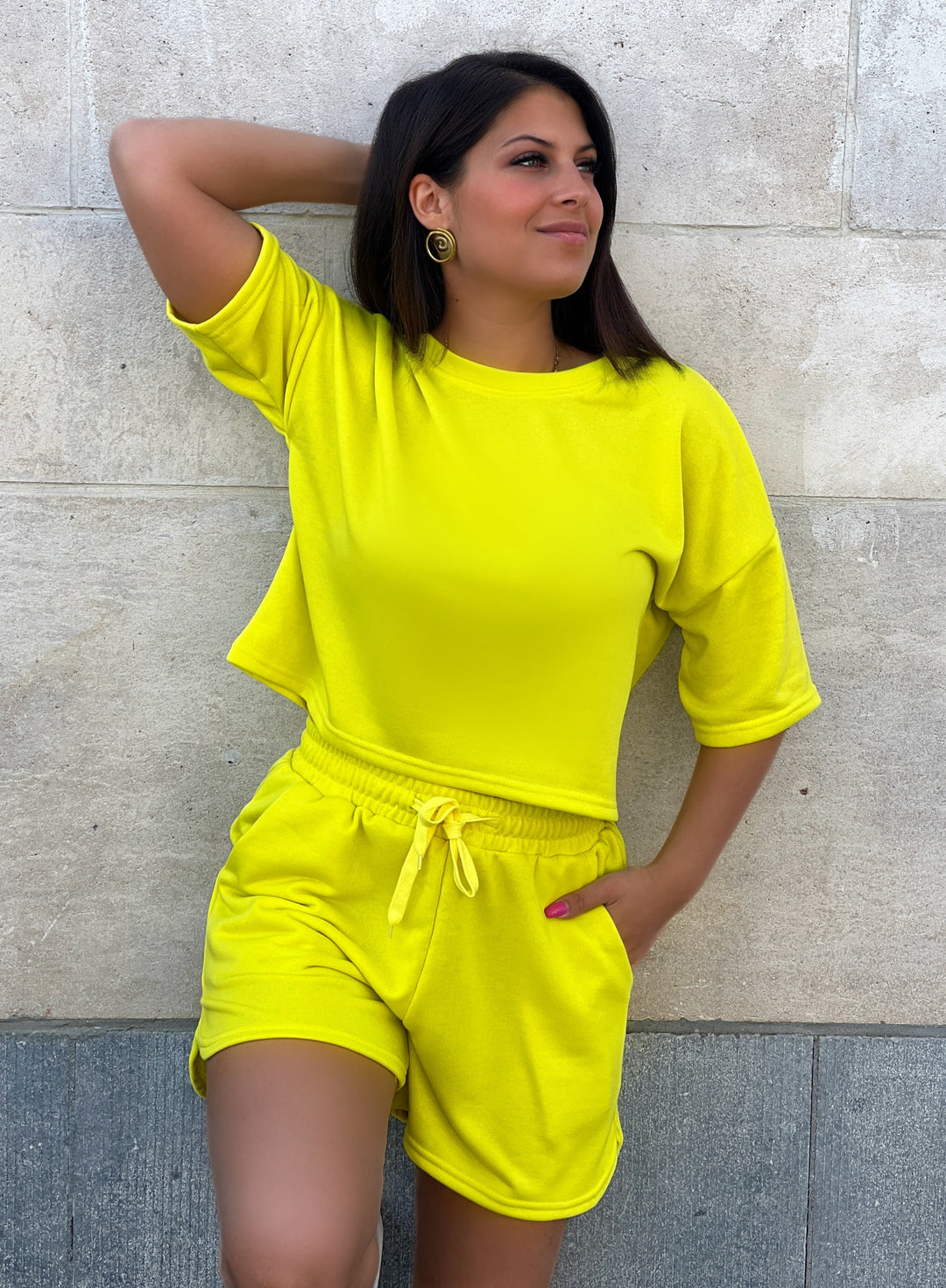 Ziya – Neon-Luxe Loungewear Shirt for Women