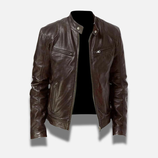 Dante – Leather Moto Jacket for Men