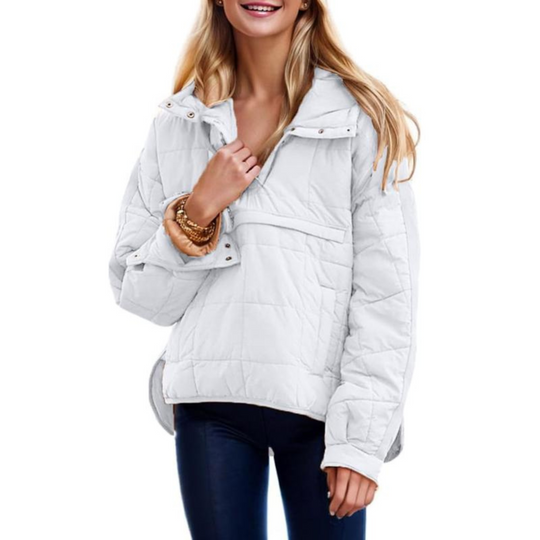Veyra – Quilted Pullover Jacket for Women