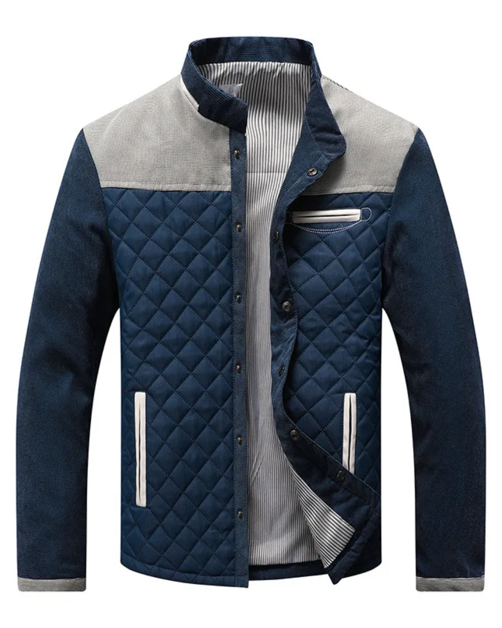 Damien – Quilted Suede Jacket for Men