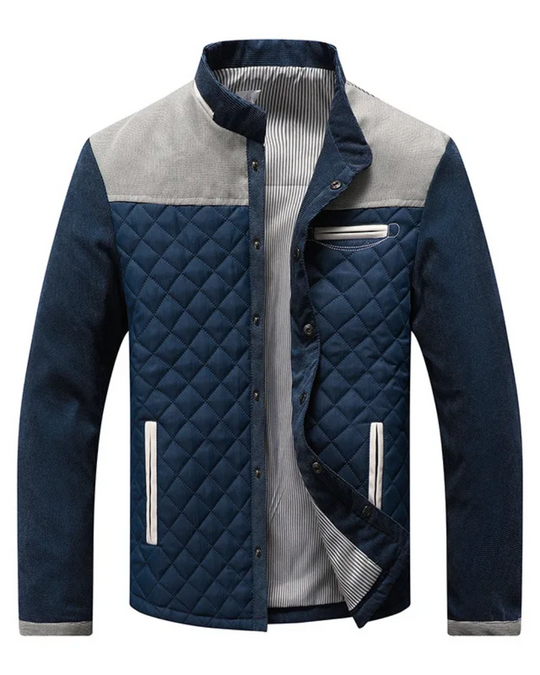 Damien – Quilted Suede Jacket for Men