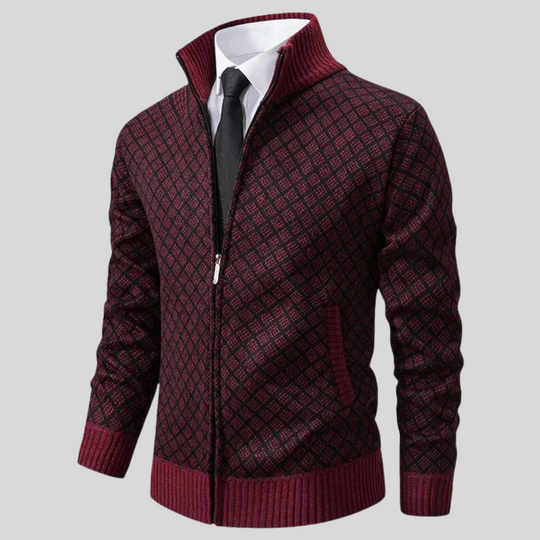 Julian – Knit Zip-Up Sweater for Men