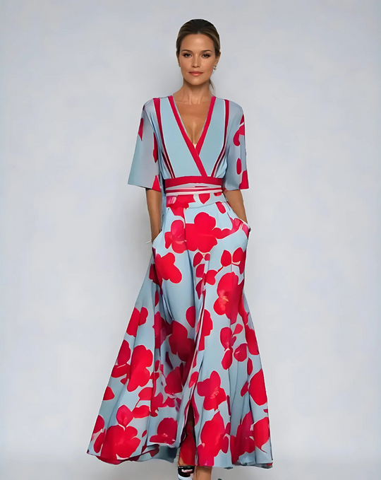 Judith – Floral Wrap Dress it for Women