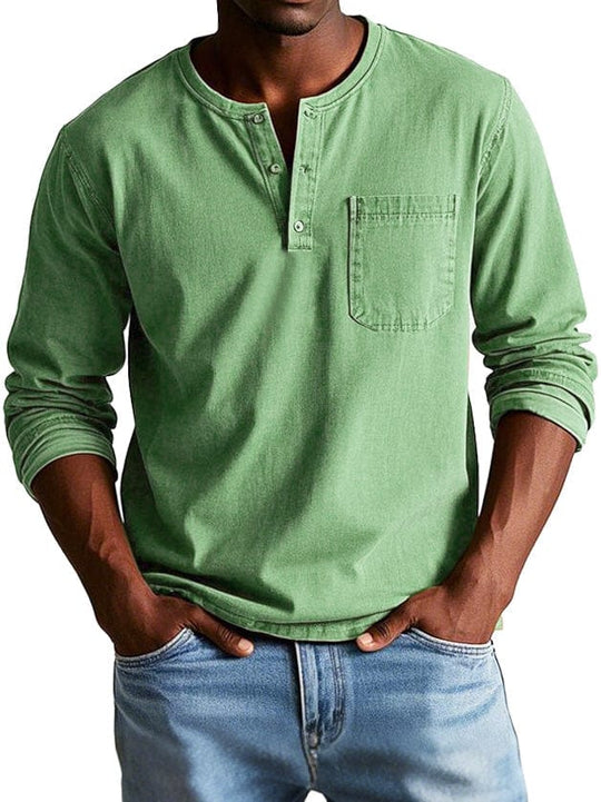 George – Casual Henley Shirt for Men